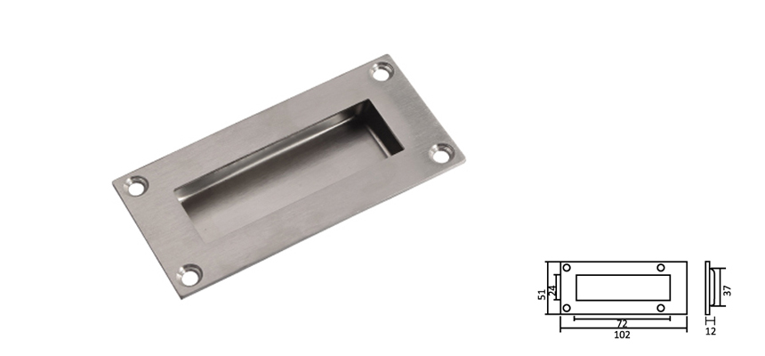 Concealed Handle,Stainless Steel